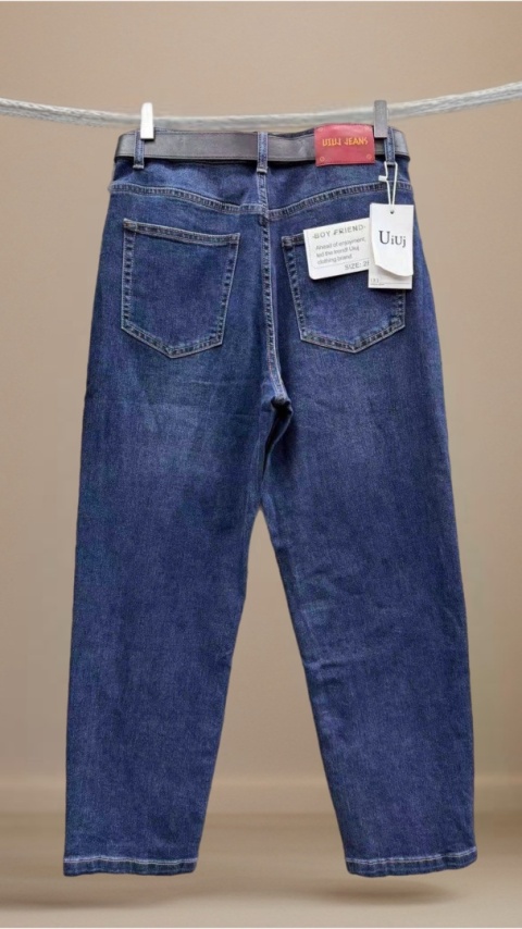 Jeansy Uiuj UBF347-3 - Boyfriend Fit nadwymiar