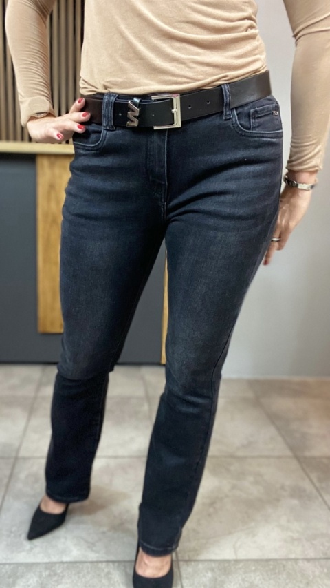 Jeansy dzwony M'SARA - czarne