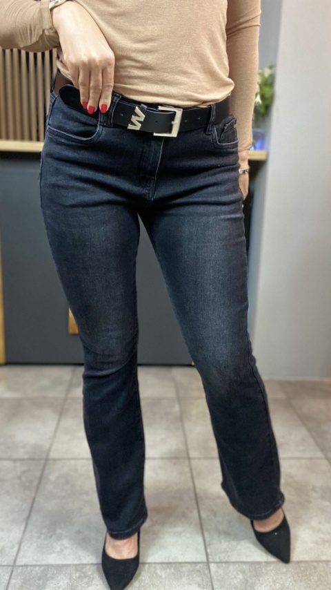 Jeansy dzwony M'SARA - czarne