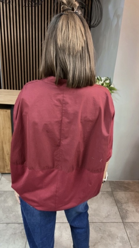 Koszula łączona Wendy Trendy – Burgund