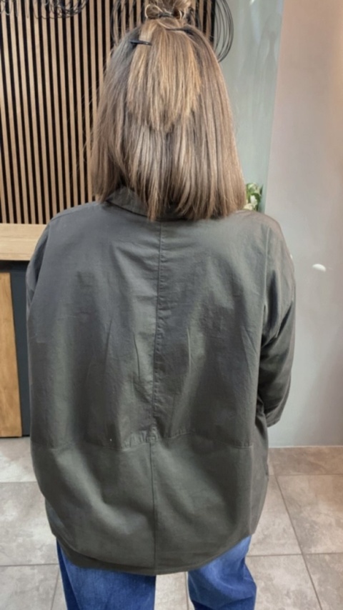 Koszula łączona Wendy Trendy – Grafit