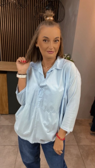 Koszula łączona Wendy Trendy – Błękit