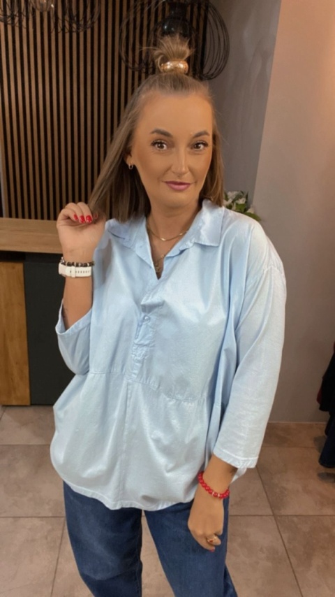Koszula łączona Wendy Trendy – Błękit