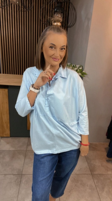 Koszula łączona Wendy Trendy – Błękit