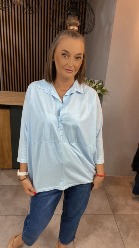 Koszula łączona Wendy Trendy – Błękit