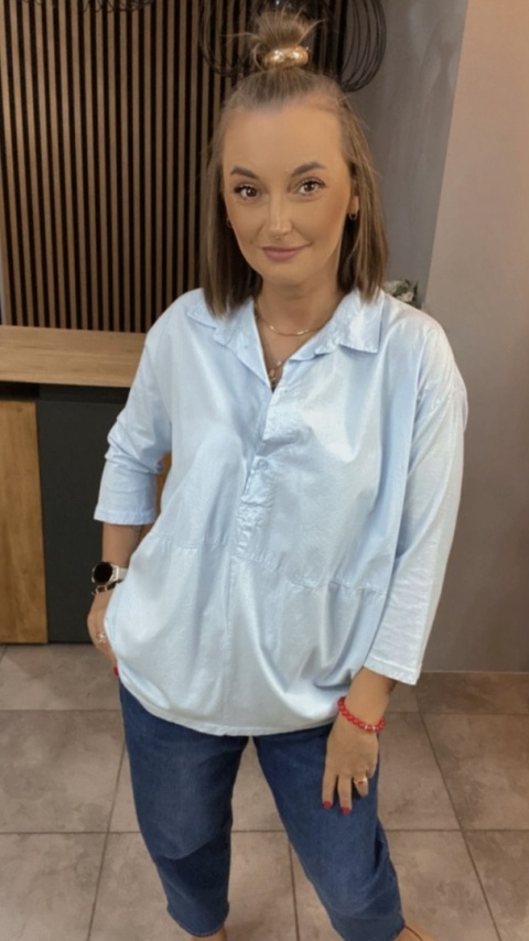 Koszula łączona Wendy Trendy – Błękit