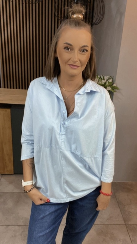Koszula łączona Wendy Trendy – Błękit