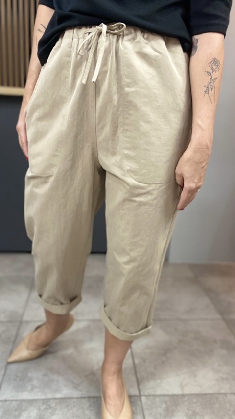 Spodnie troczek Wendy Trendy - Beżowe