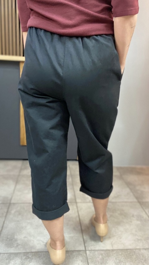 Spodnie troczek Wendy Trendy - Czarne