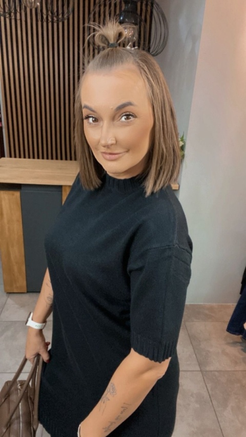 Sukienka dzianinowa Melody - Czarna