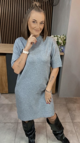 Sukienka dzianinowa Melody – Szara