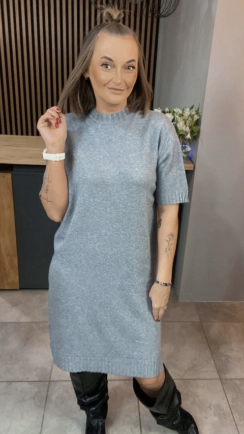 Sukienka dzianinowa Melody – Szara