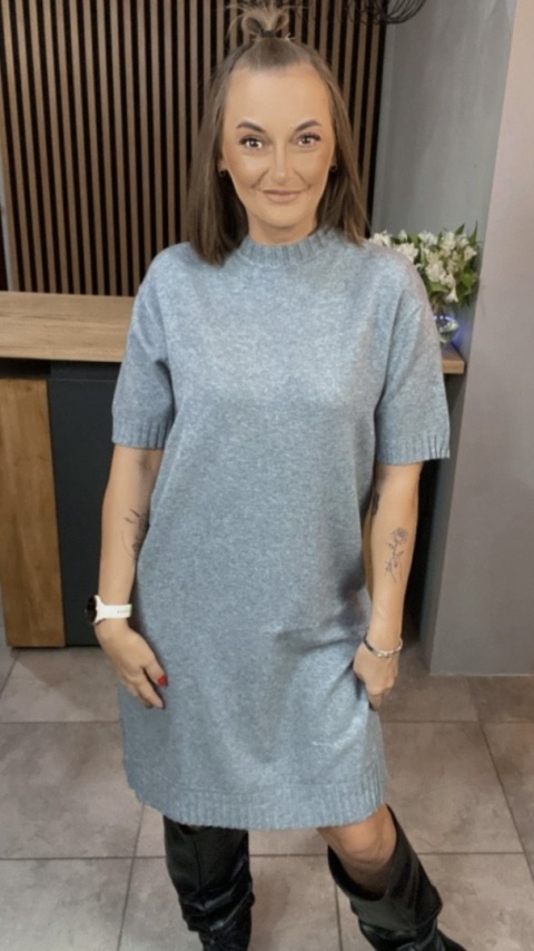 Sukienka dzianinowa Melody – Szara