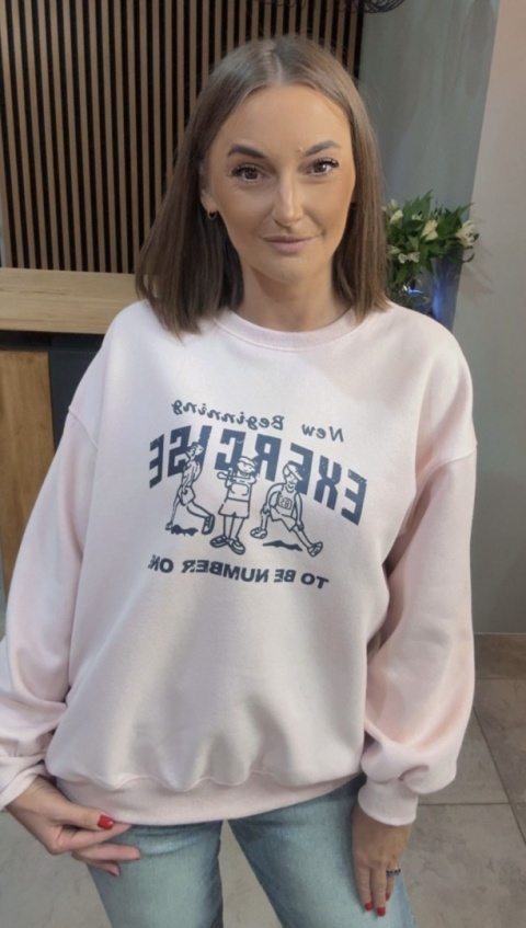 Bluza „EXERCISE" - Puder