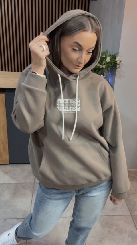 Bluza z kapturem „MORE SLEEP"
