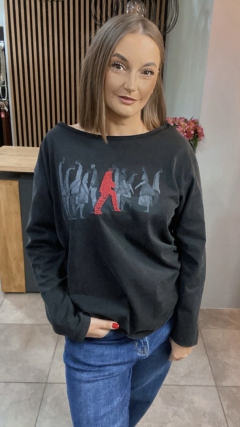 Bluzka Kakamaoo - Grafit