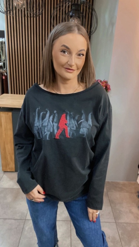 Bluzka Kakamaoo - Grafit