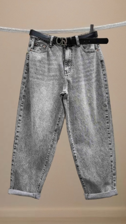 Jeansy Uiuj Boyfriend UBF152-1 – szare