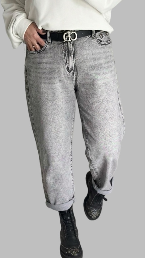 Jeansy Uiuj Boyfriend UBF152-1 – szare