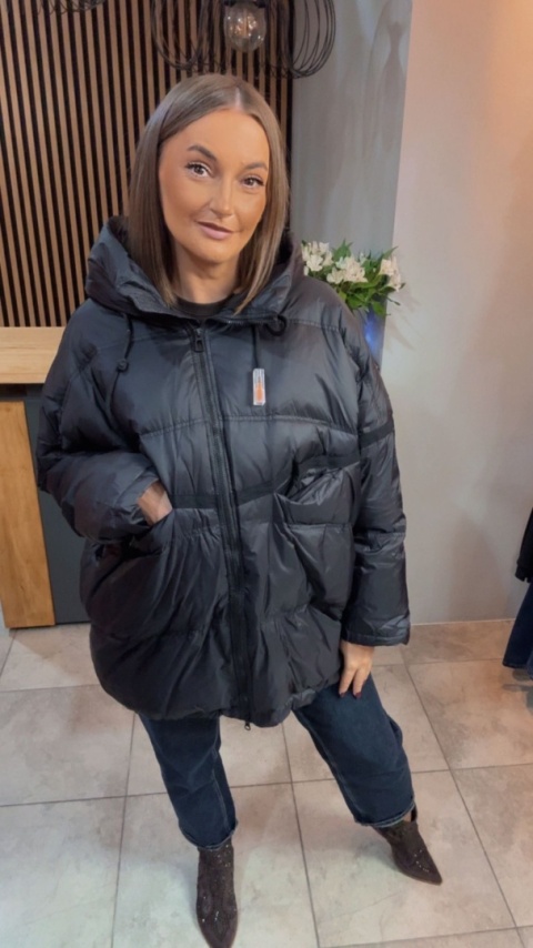 Kurtka „Street Oversize" - Czarna