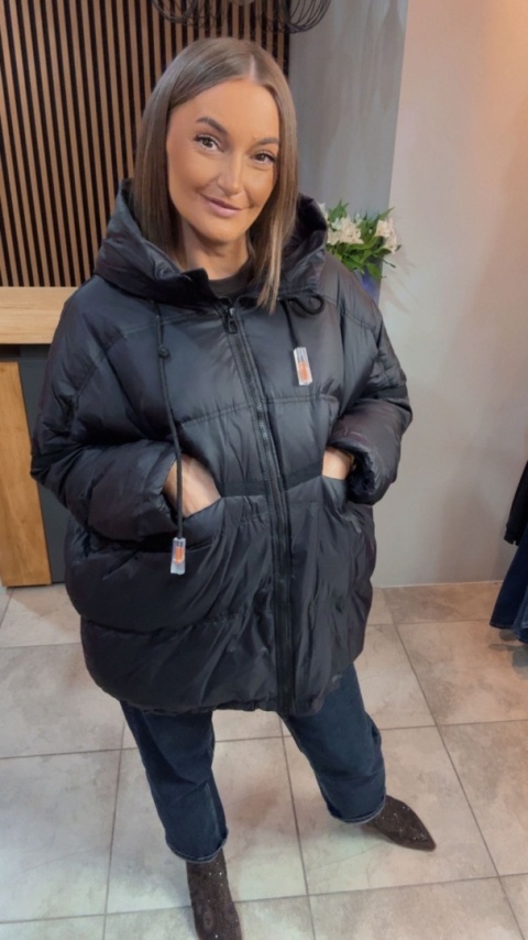 Kurtka „Street Oversize" - Czarna