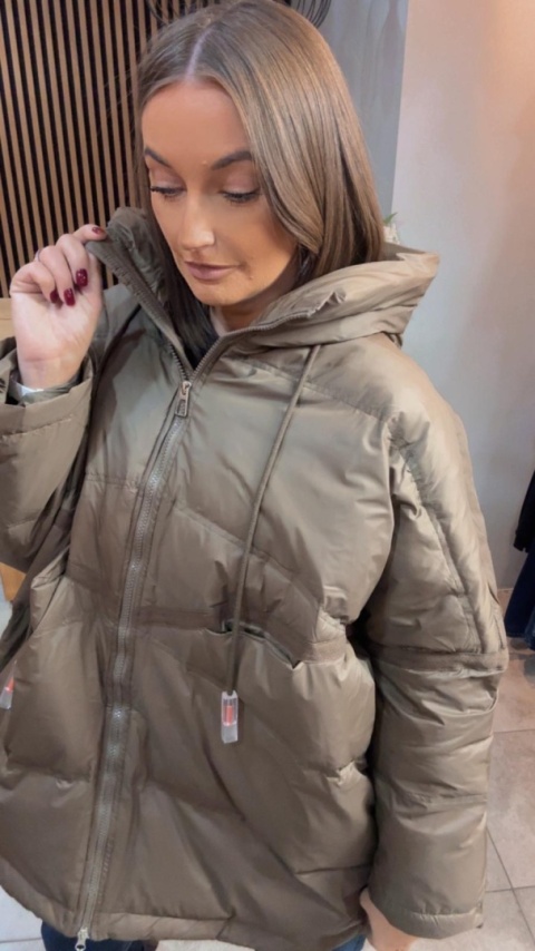 Kurtka „Street Oversize" - Oliwka