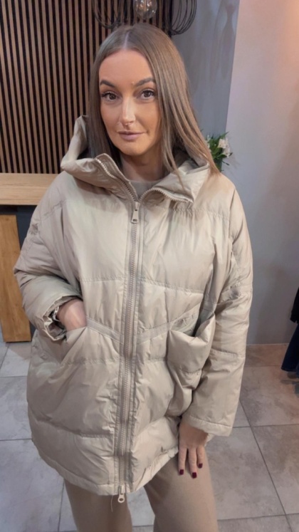 Kurtka „Street Oversize" - Beż