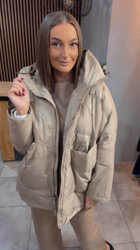 Kurtka „Street Oversize" - Beż