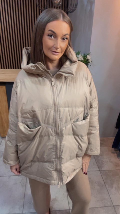 Kurtka „Street Oversize" - Beż