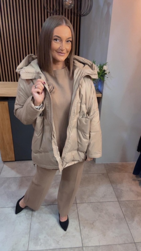 Kurtka „Street Oversize" - Beż