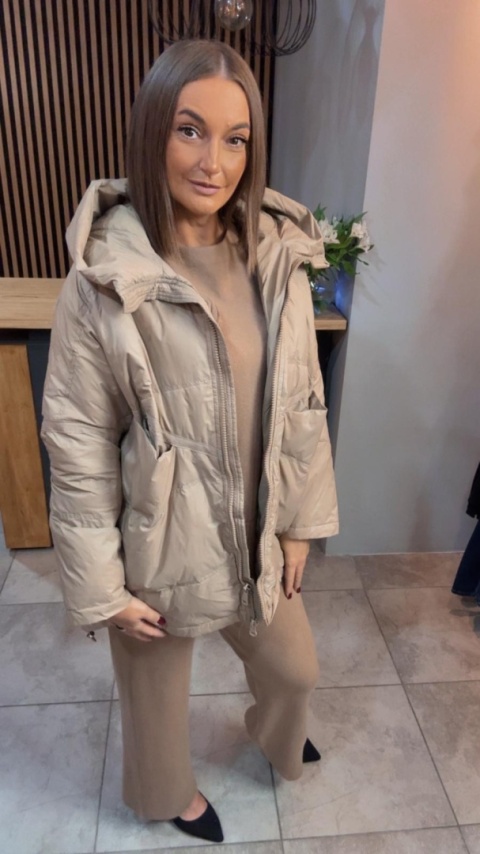 Kurtka „Street Oversize" - Beż