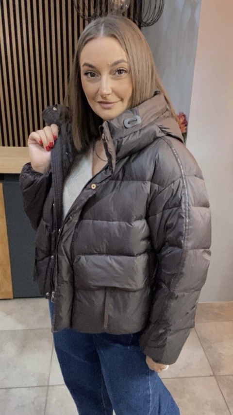 Kurtka puchowa „Aria" - naturalny puch