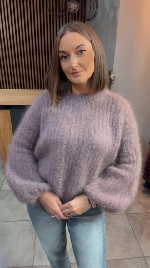 Sweter kid mohair CXL Collection - Fango