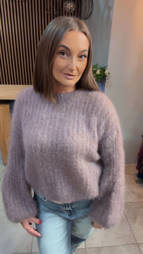 Sweter kid mohair CXL Collection - Fango