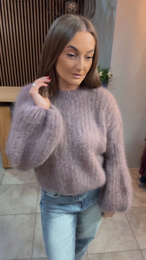 Sweter kid mohair CXL Collection - Fango