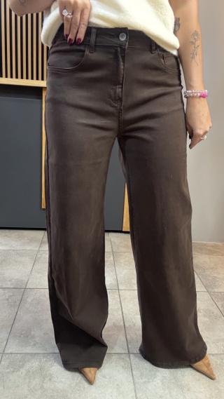 Jeansy 3D Denim - szeroka i długa nogawka