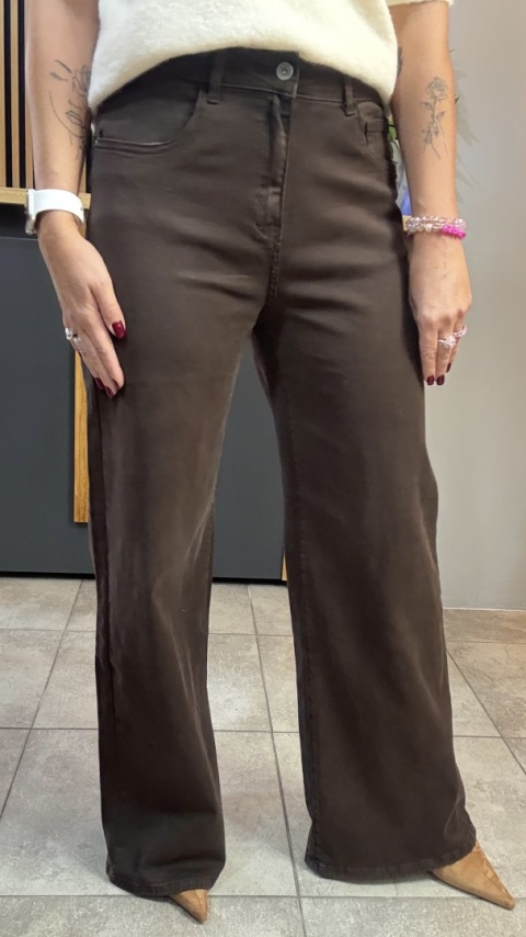 Jeansy 3D Denim - szeroka i długa nogawka