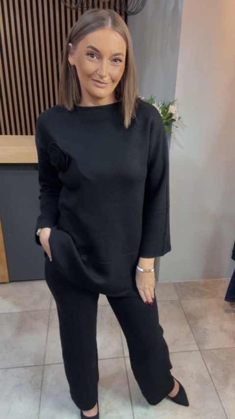 Komplet E-Woman Fashion - Czarny