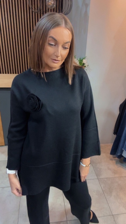 Komplet E-Woman Fashion - Czarny