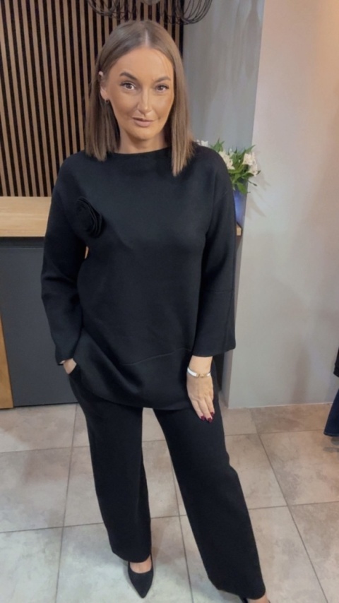 Komplet E-Woman Fashion - Czarny