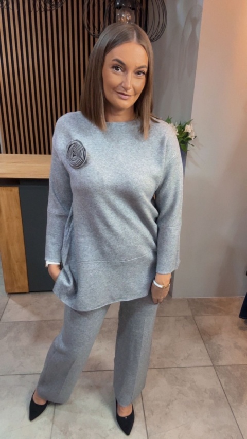 Komplet E-Woman Fashion - Szary