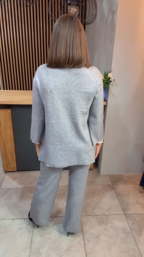 Komplet E-Woman Fashion - Szary