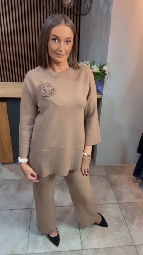 Komplet E-Woman Fashion - Camel