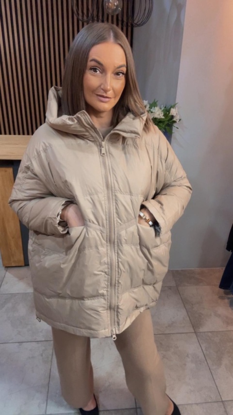 Kurtka „Street Oversize" - Beż