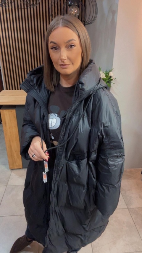 Płaszcz „Street Oversize" - Czarny