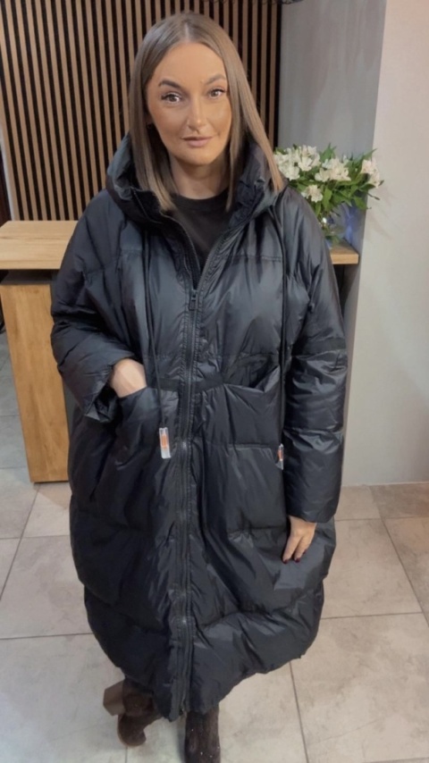 Płaszcz „Street Oversize" - Czarny