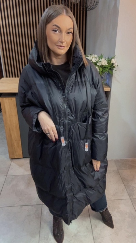 Płaszcz „Street Oversize" - Czarny