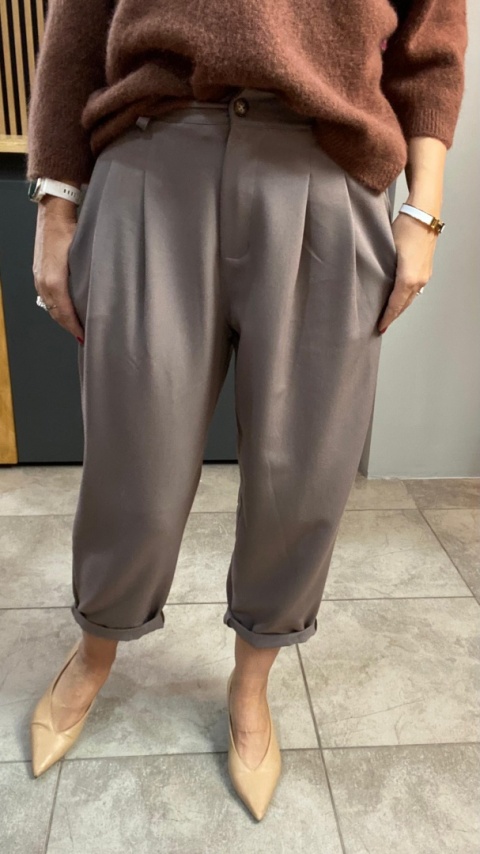 Spodnie z zakładkami - Fango