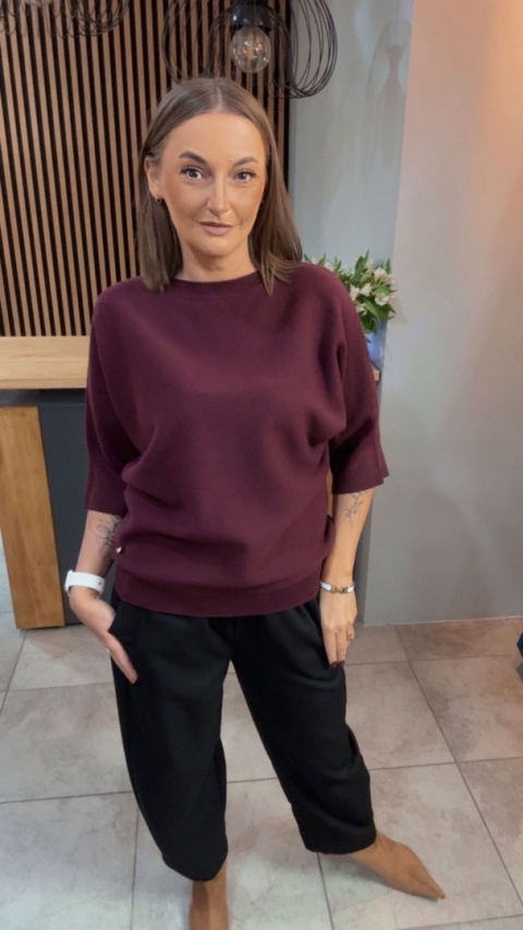 Sweter E-Woman Fashion - Bordo