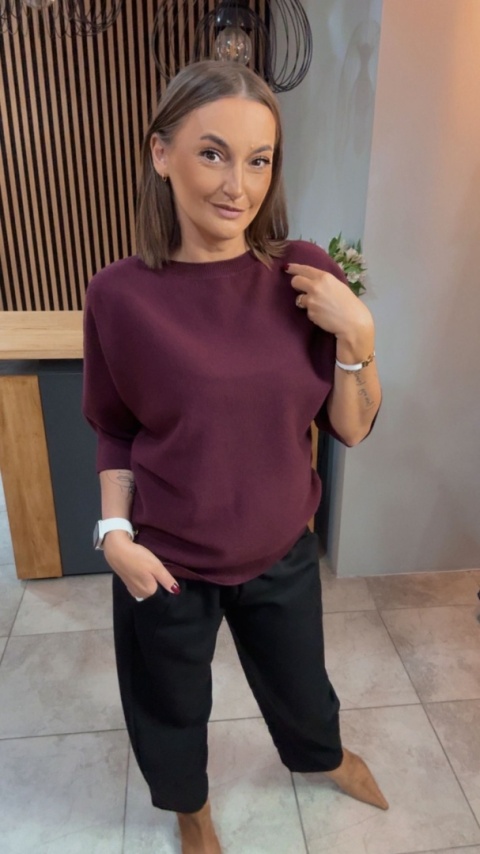 Sweter E-Woman Fashion - Bordo